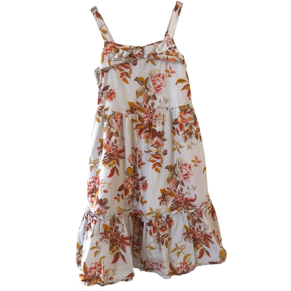Janie And Jack‎ Girls Sleeveless Floral Dress Size 4 A-Line Autumn Fall Holidays